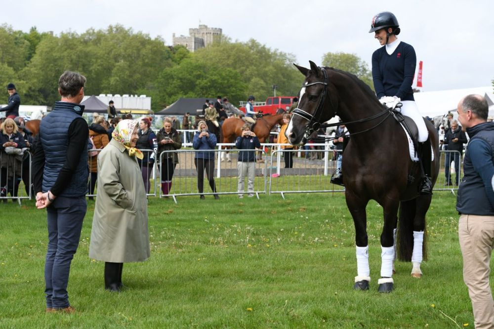 Her Majesty The Queen at Royal Windsor Horse Show