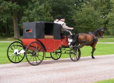 Special carriage for Valentine's Day.