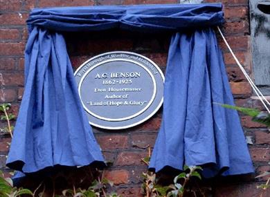 Blue Plaque for A.C. Benson