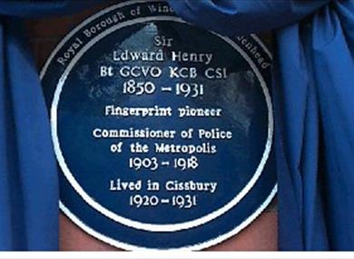 Blue Plaque for Sir Edward Richard Henry