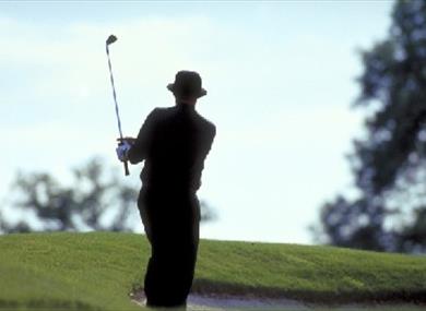 Golfer-Britain on View