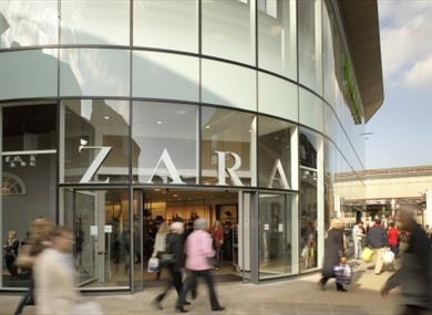 Zara shop front