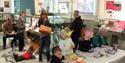 Visitors enjoying activities at the Museum