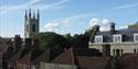 View across the rooftops from the Penthouse