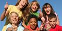 children laughing