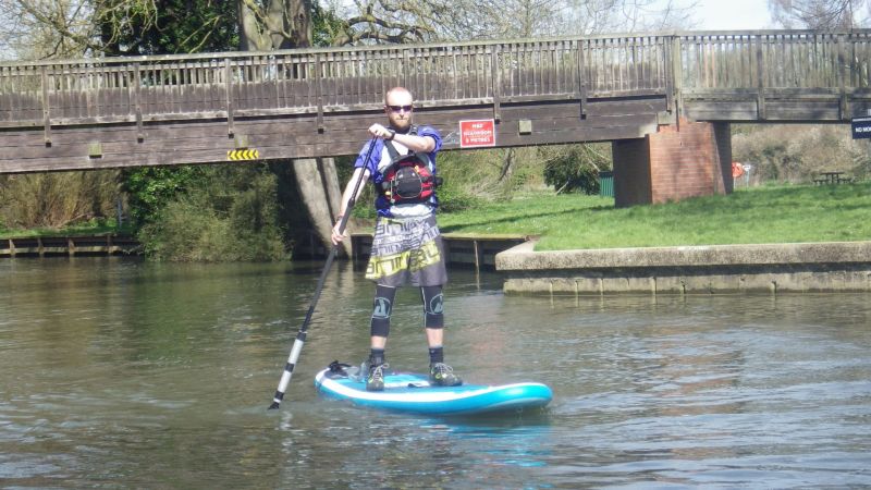 Stand Up Paddle boarding on the River Thames at Windsor