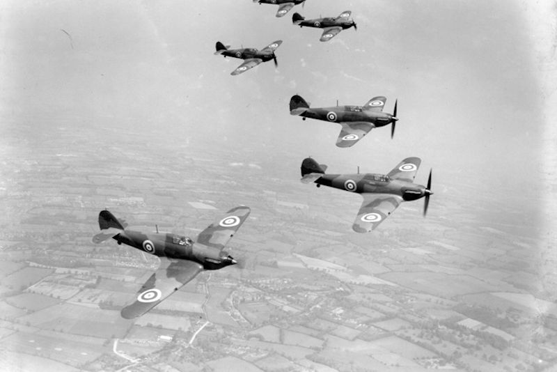 Hurricanes on World War II missions