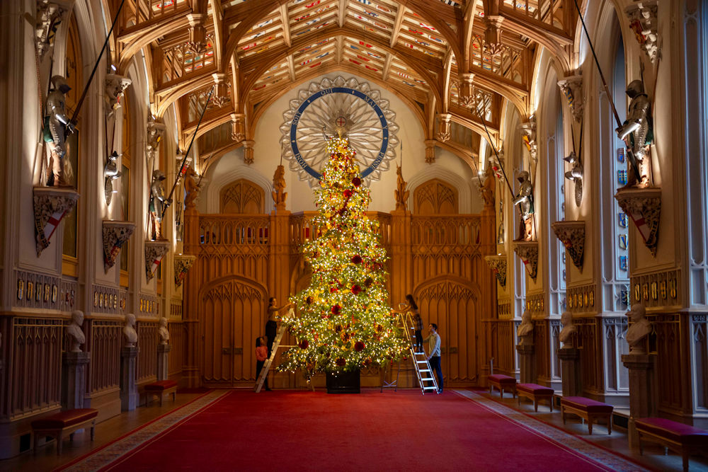Windsor Castle Christmas tree