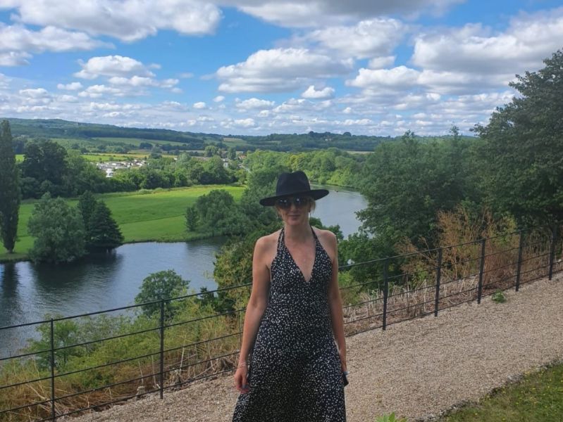 View over the River Thames from Cliveden