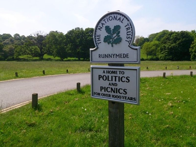 Runnymede Sign